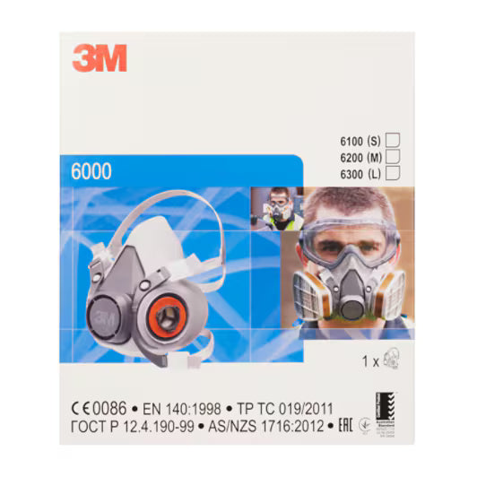 3M™ wiederverwendbare Halbmaske, Größe Klein, 6100