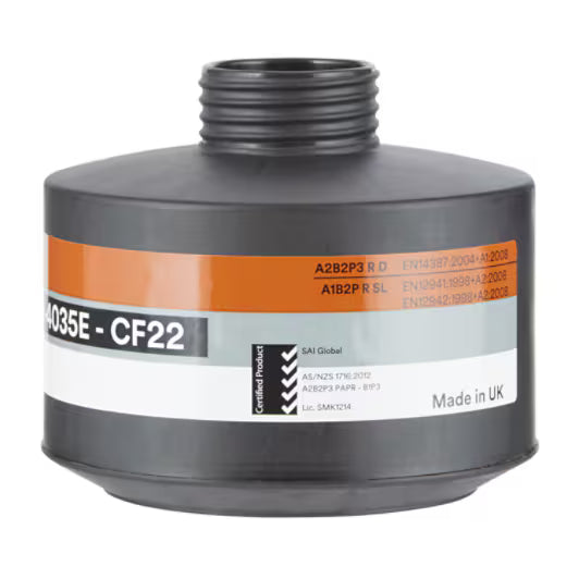 3M™ Gas-/Dampffilter und Partikelfilter mit DIN-Gewinde CF22 A2B2P3 R D, DT-4035E