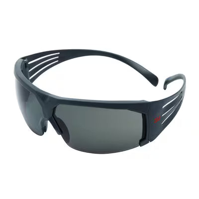 3M™ SecureFit™ 600 Schutzbrille, grauer Rahmen, kratzfest, graue polarisierte Gläser, SF611AS-EU, 20/Karton