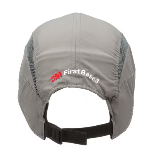 3M™ First Base™ 3 Anstoßkappe 2030607, Classic, grau, kurzer Schirm, 55 mm