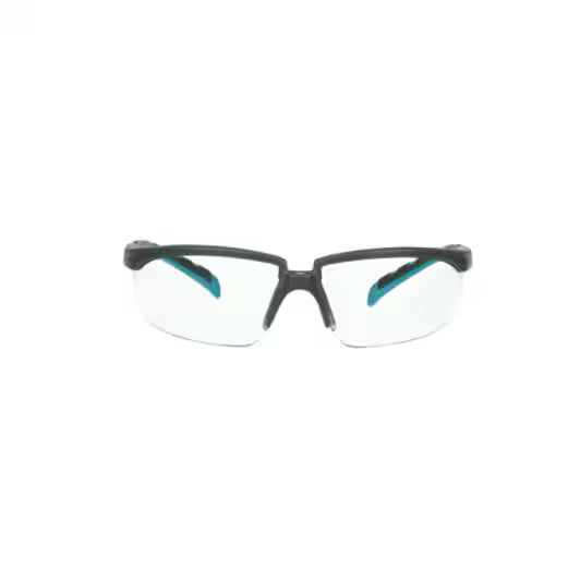 3M™ Solus™ Serie 2000, S2001SGAF-BGR, Grau/Blaugrüne Bügel, Scotchgard™ Anti-Beschlag-Beschichtung, klare AC-AK-Scheiben, 20/Karton