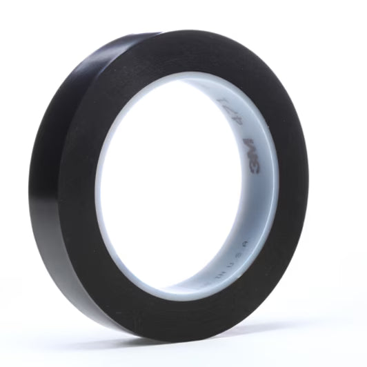 3M™ Vinylband 471, Schwarz, 19 mm x 33 m, 0,14 mm