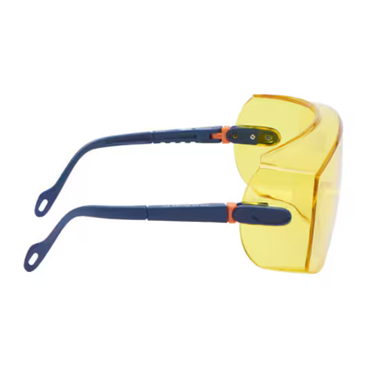 3M™ Überbrille Serie 2800, kratzfest, bernsteinfarbene Scheibe, 20/Karton