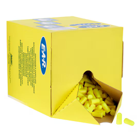 3M™ E-A-Rsoft™ Yellow Neons™ Gehörschutzstöpsel, Nachfüllpackung, 500 Paar/Beutel, PD-01-010