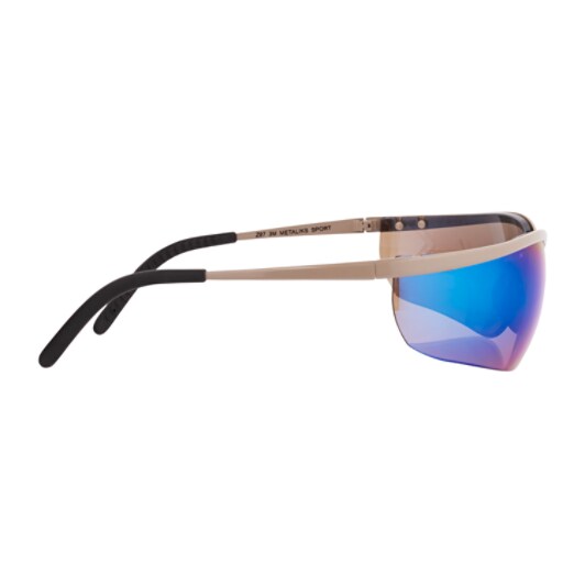 3M™ Metaliks™ Schutzbrille, Metallrahmen, kratzfest, blaue Spiegelgläser, 71461-00003