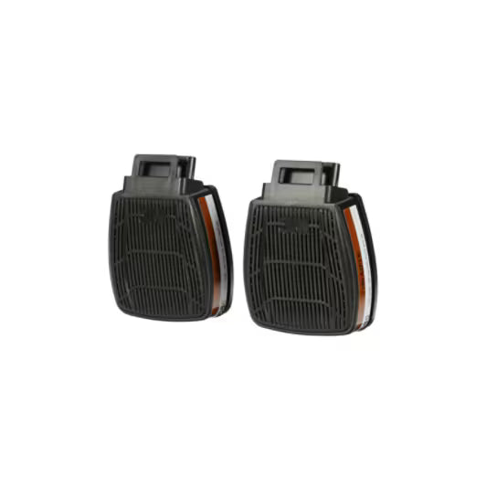 3M™ Secure Click™ Gas-, Dampf- und Partikelfilter, A2P3 R, mit doppeltem Luftstrom, D8095