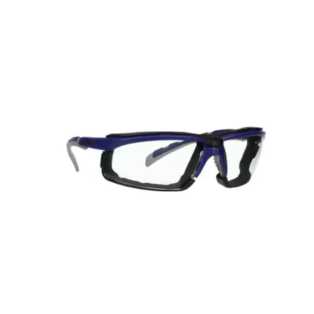 3M™ Solus™ Serie 2000, S2001SGAF-BGR‑F, grau/blaugrüne Bügel, Scotchgard™ Antibeschlagbeschichtung, klare AC-AK‑Gläser, Folienverpackung 20/Karton