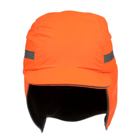 3M™ First Base™ 3 Anstoßkappe 2021218, Winter, Hi-Vis, Orange, Kurzer Schirm, 55 mm, Angepasst
