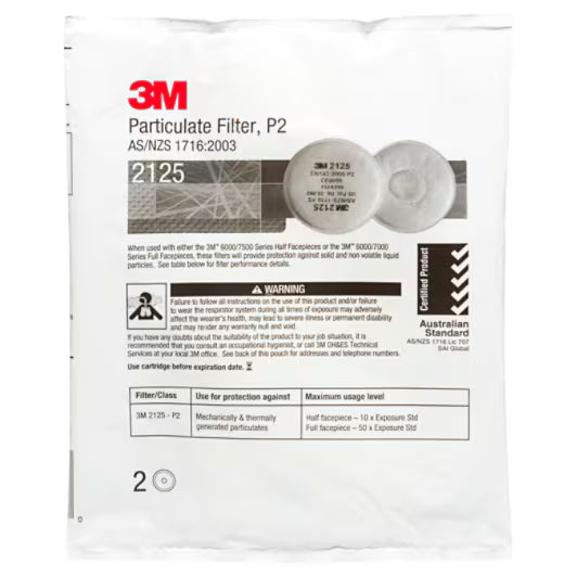 3M™ Partikelfilter, P2 R, 2125