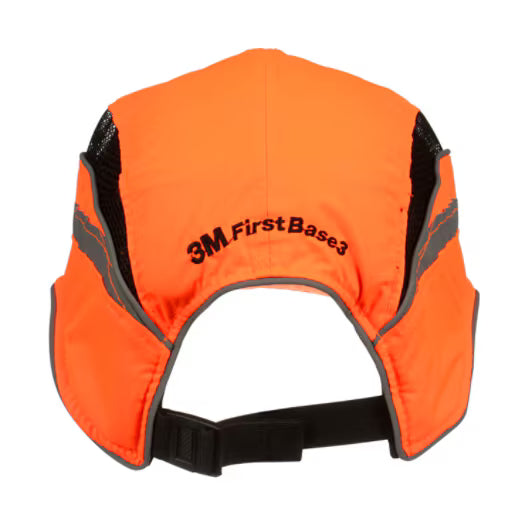 3M™ First Base™ 3 Anstoßkappe 2021874, Classic, hi-viz, orange, kurzer Schirm, 55 mm