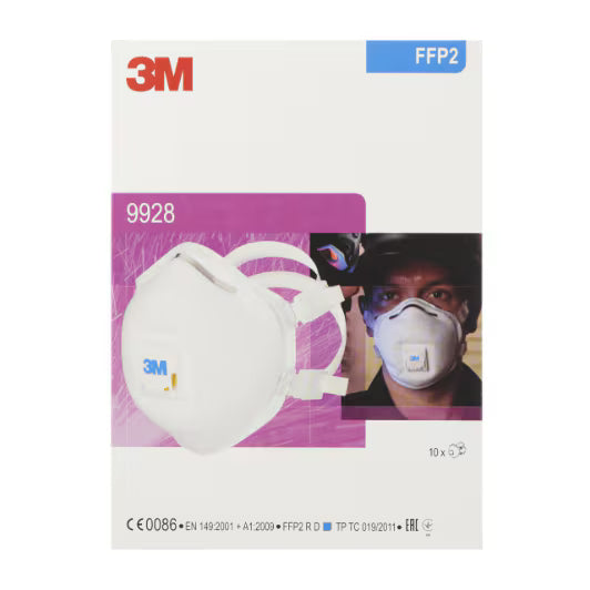 3M™ Schweißrauchmaske, FFP2, mit Ventil, 9928