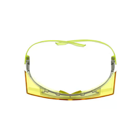 3M™ SecureFit™ 3700 Überbrille, lindgrüne Bügel, Scotchgard™ Anti-Beschlag (K&N), bernsteinfarbene Scheibe, SF3703SGAF-GRN-EU, 20/Karton