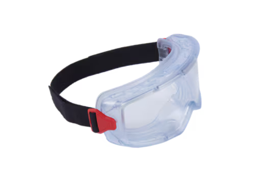 3M™ GoggleGear™ Schutzbrille der Serie 3000, PVC-Rahmen, klare AF-Scheibe, Stoffband, GG3001-AF EU