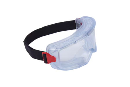 3M™ GoggleGear™ Schutzbrille der Serie 3000, PVC-Rahmen, klare AF-Scheibe, Stoffband, GG3001-AF EU