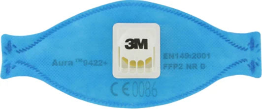 3M™ Aura™ Atemschutzmaske, FFP2, mit Ventil, 9422+