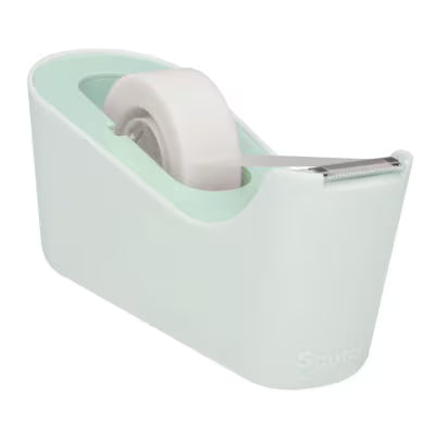 Scotch™ Klebebandabroller C18, Mint + Scotch® Magic™ unsichtbares Klebeband, 19 mm x 33 m, 4 Rollen/Packung