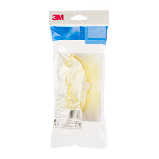 3M™ SecureFit™ 200 Schutzbrille, kratz-/beschlagfrei, bernsteinfarbene Gläser, SF203AS/AF-EU