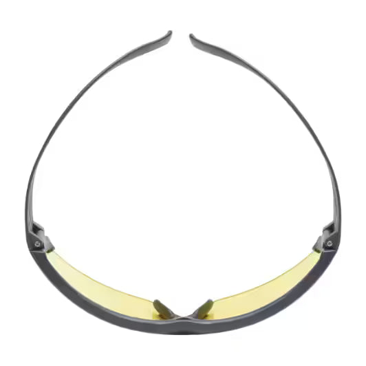 3M™ SecureFit™ 600 Schutzbrille, grauer Rahmen, Scotchgard™ Antibeschlag- und kratzfeste Beschichtung (K&N), bernsteinfarbene Gläser, SF603SGAF-EU, 20 Stück/Karton