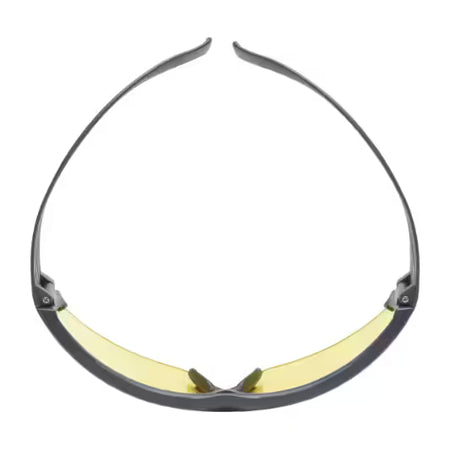 3M™ SecureFit™ 600 Schutzbrille, grauer Rahmen, Scotchgard™ Antibeschlag- und kratzfeste Beschichtung (K&N), bernsteinfarbene Gläser, SF603SGAF-EU, 20 Stück/Karton