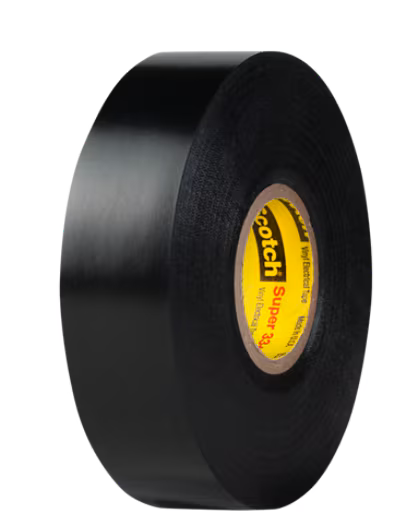Scotch® Super 33+ Vinyl-Elektro-Isolierband, Schwarz, 50 mm x 33 m, 0,18 mm