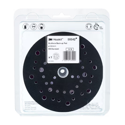 3M™ Hookit™ Multihole Stützteller, 150 mm, M8, 50542