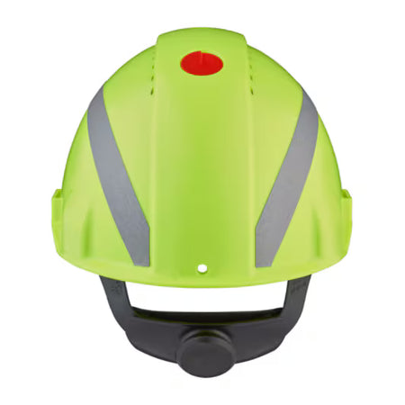 3M™ Schutzhelm, Uvicator, Ratschenverstellung, Belüftung, reflektierend, Schweißband aus Kunststoff, hi-viz, G3000NUV-R-GB