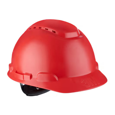 3M™ Schutzhelm, Ratschenverstellung, Belüftung, Kunststoffschweißband, Rot, H700N-RD