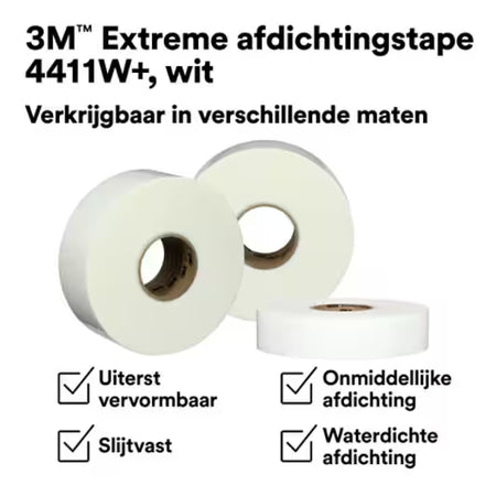 3M™ Extreme Dichtband 4411W+, Weiß, 1219 mm x 33 m