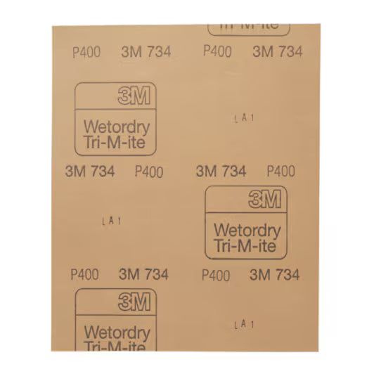3M™ Wetordry™ Schleifpapier 734, 230 mm x 280 mm, P400, 01975