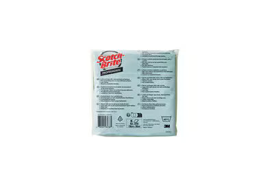 Scotch-Brite™ Hochleistungs-Mikrofasertuch 2010, Weiß, 360 mm x 360 mm, 5er-Pack, 10 Pack/Karton
