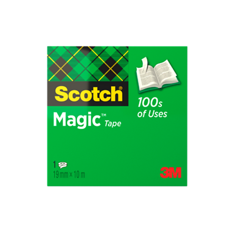 Scotch® Magic™ Unsichtbares Klebeband, 1 Rolle, 19 mm x 10 m