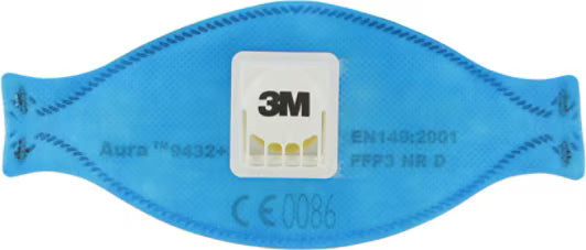 3M™ Aura™ Atemschutzmaske, FFP3, mit Ventil, 9432+