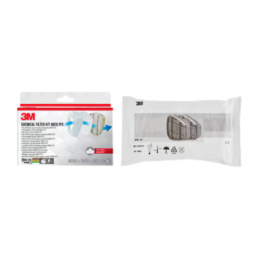 3M™ Filtersatz 6004-1, ABEK1P3 Kombinationsfilter (2x6059, 2x5935, 2x501)