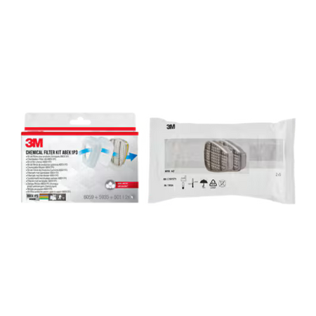 3M™ Filtersatz 6004-1, ABEK1P3 Kombinationsfilter (2x6059, 2x5935, 2x501)
