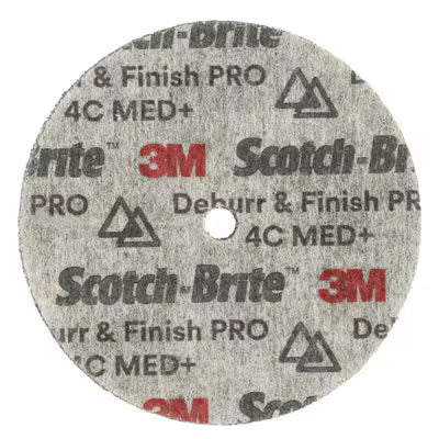 Scotch-Brite™ Entgrat- und Finisheinheitsscheibe DP-UW, 75 mm x 12,7 mm x 6,35 mm, 4C MED+
