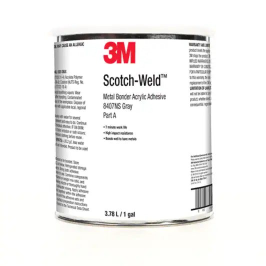 3M™ Scotch-Weld™ Konstruktionsklebstoff DP8407NS, Grau, Komponente A, 3.78 L
