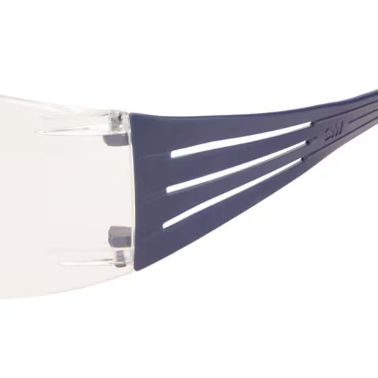 3M™ SecureFit™ 200 Schutzbrille, blaue Fassung, Scotchgard™ Antibeschlag- und Kratzschutzbeschichtung (K&N), klare Scheiben, SF201SGAF-BLU-EU
