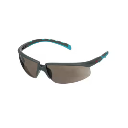 3M™ Solus™ Serie 2000, S2002SGAF-BGR, Grau/Blaugrüne Bügel, Scotchgard™ Anti-Beschlag Beschichtung, graue AC-AK Gläser, 20/Box