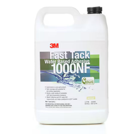 3M™ Fast Tack Klebstoff auf Wasserbasis 1000NF, Neutral, 3.78 L