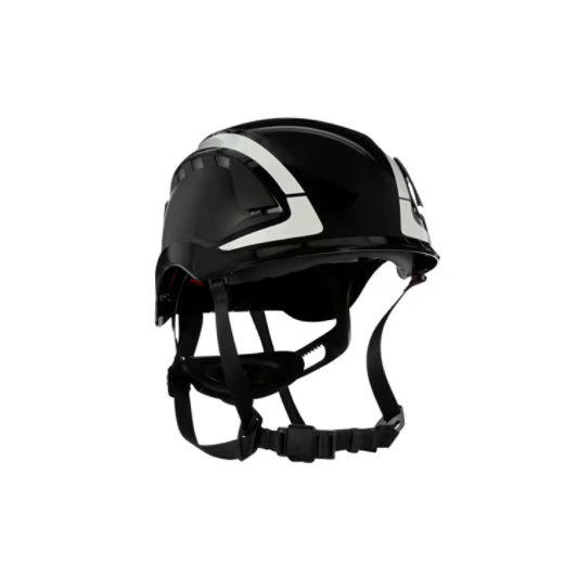 3M™ SecureFit™ X5000 Schutzhelm, belüftet, reflektierend, CE, schwarz, X5012V-CE