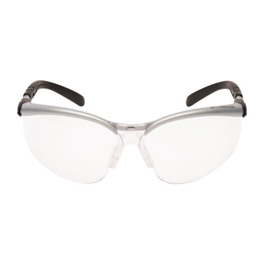 3M™ BX™ Lese-Schutzbrille, +2,5 Dioptrien, kratzfest/antibeschlag, klare Scheibe, 11376-00000