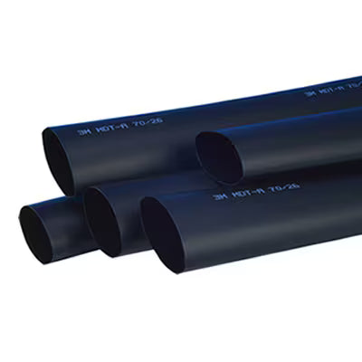 3M™ MDT-A Warmschrumpfschlauch, halbstarkwandig, mit Kleber, Schwarz, 19/6 mm, 1 m, lose