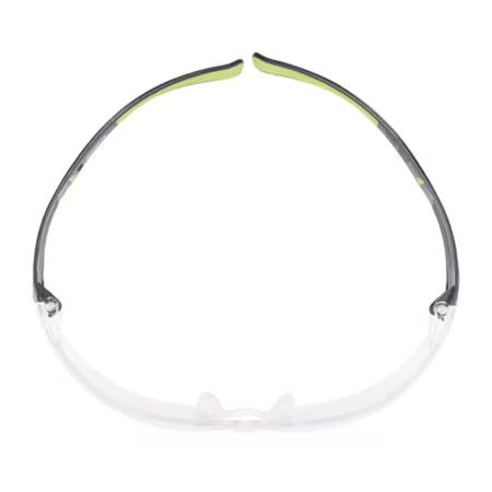 3M™ SecureFit™ 400 Schutzbrille mit Lesehilfe, schwarz/grüner Rahmen, kratzfest/antibeschlag, klar, +1,5 Dioptrien, SF415AS/AF-EU, 20/Box