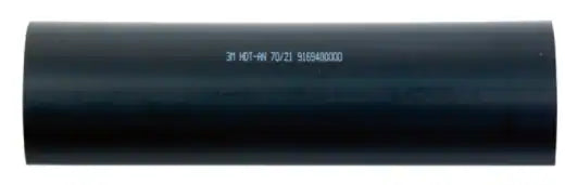 3M™ HDT-AN Dickwandiger Warmschrumpfschlauch mit Kleber, Schwarz, 70/21 mm, 1 m, Anzeigen