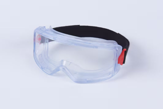 3M™ GoggleGear™ Schutzbrille der Serie 3000, PVC-Rahmen, klare AF-Scheibe, Stoffband, GG3001-AF EU