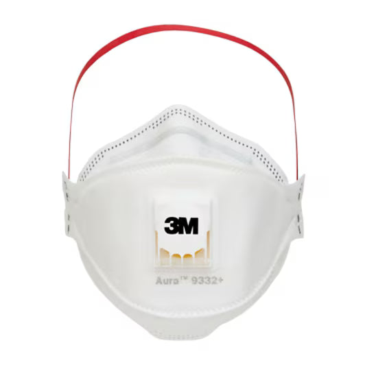3M™ Aura™ Comfort Cool Flow™ Staubmaske 9332+, FFP3, mit Ventil, 5 Stück/Packung