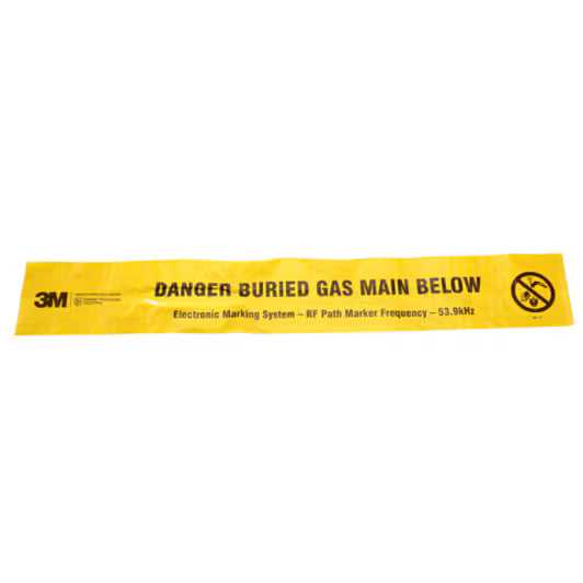 3M™ EMS-Warnband (Electronic Marking System) 7905, gelb, 152 mm, Gas, 152 m Rolle, 1 Rolle/Karton