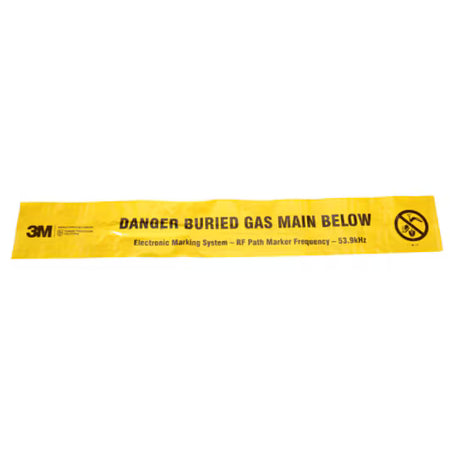 3M™ EMS-Warnband (Electronic Marking System) 7905, gelb, 152 mm, Gas, 152 m Rolle, 1 Rolle/Karton