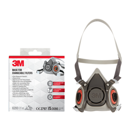 3M™ Maskenkörper für Wechselfilter M, 6200BC1, 1/Packung