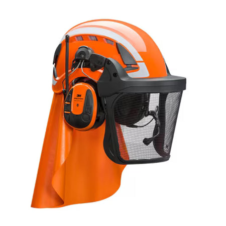 3M™ SecureFit™ X5500 Forstkombination, WS Alert XPI Headset, Multipoint Bluetooth, FH1 Halterung, 5J Visier, X5507VMRXFH15J-CE